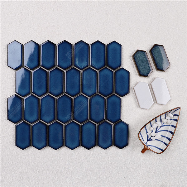 Mosaico Glaseado Azul