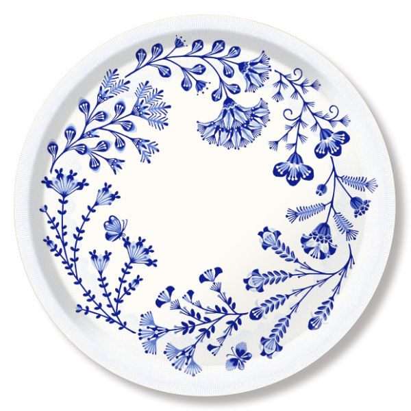 Folk Flower Tray Ø 39Cm