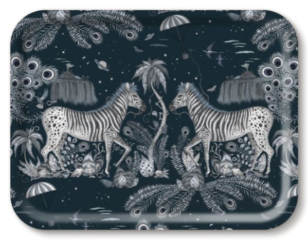 Lost World/Navy Tray 43X33Cm
