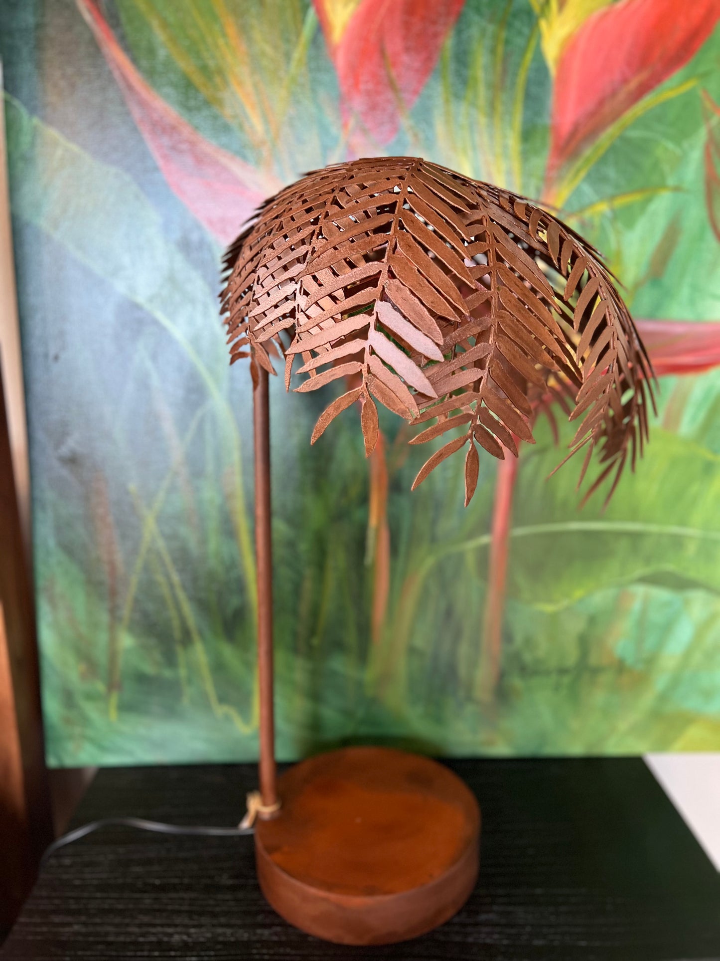 Lampara Selvatica Grande Oxido 50Cm
