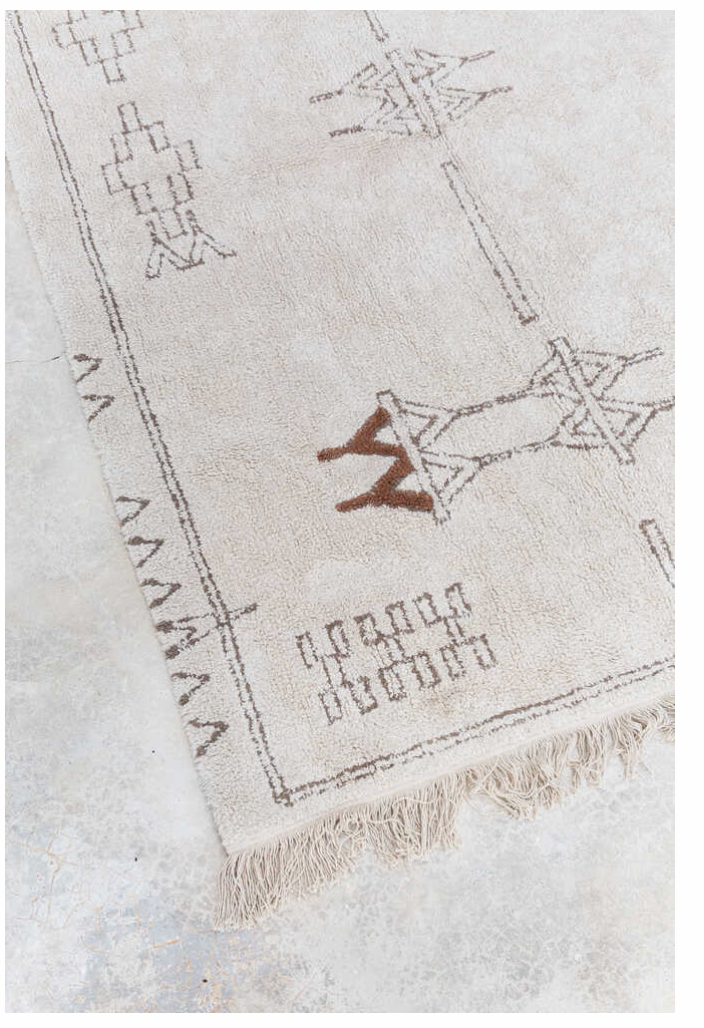 Nomad Kerman Natural Alfombra Lavable