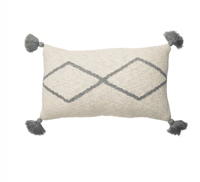 Little Oasis Nat-Grey Almohadon