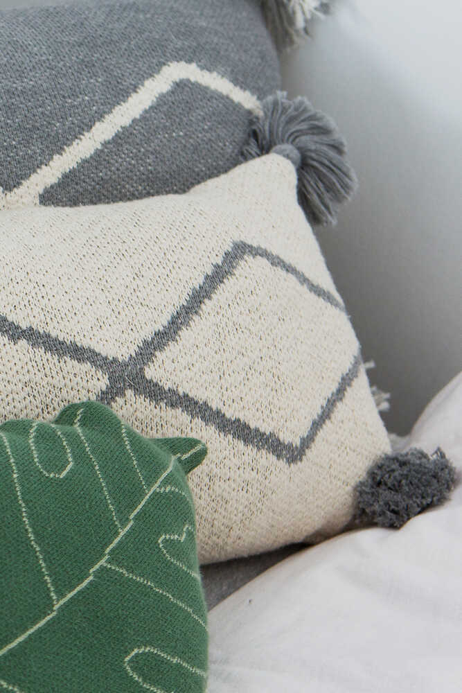 Little Oasis Nat-Grey Almohadon
