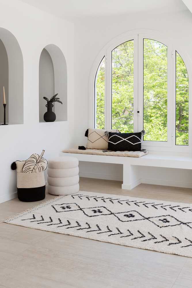 Bereber Rhombs Alfombra Lavable