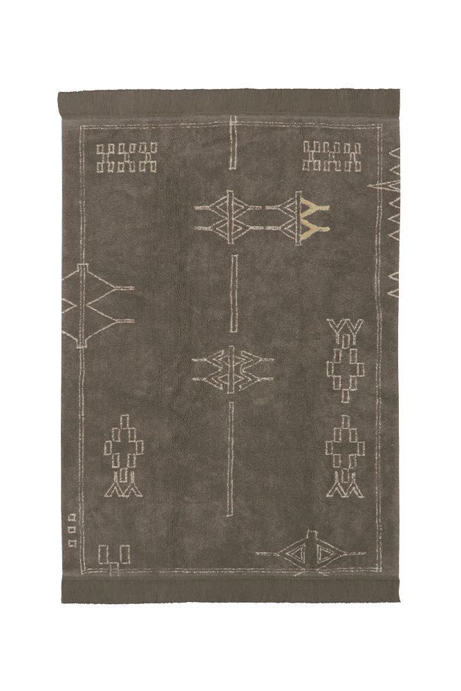 ALFOMBRA LAVABLE KERMAN BROWN