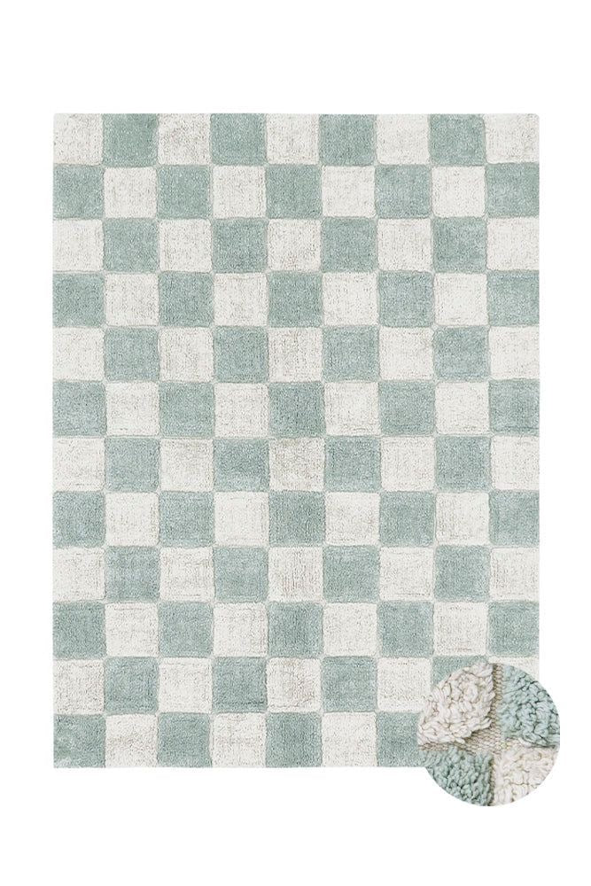 ALFOMBRA LAVABLE KITCHEN TILES BLUE SAGE