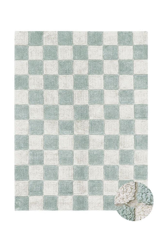 ALFOMBRA LAVABLE KITCHEN TILES BLUE SAGE