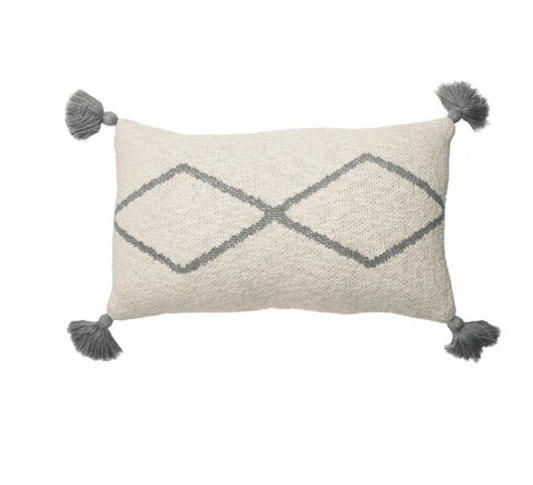 Little Oasis Nat-Grey Pillow