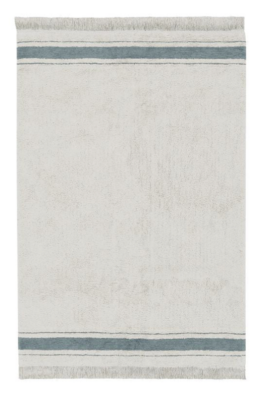 Gastro Plate Vintage Blue Alfombra Lavable