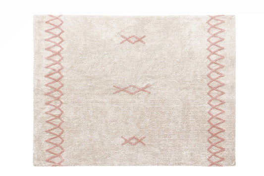 Atlas Natural Washable Rug - Vintage Nude